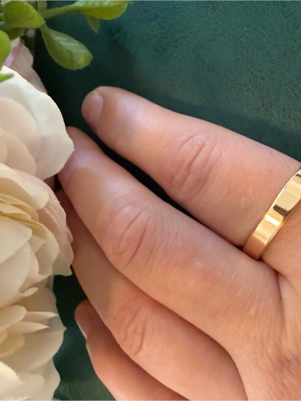 Classic Minimalist Gold Men's Band Ring